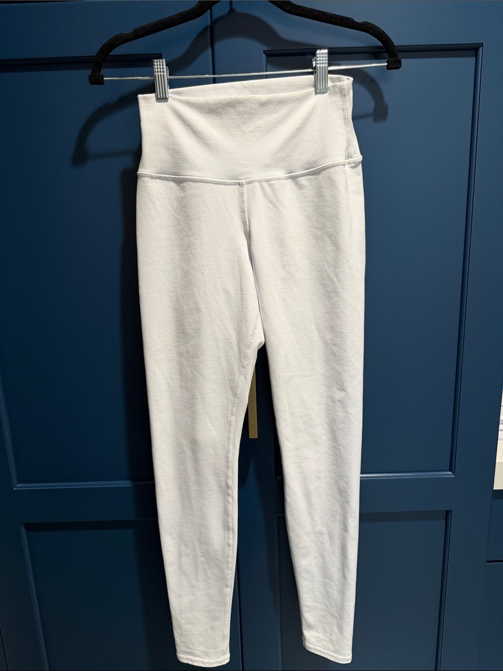ALO Yoga White High-Waist Leggings